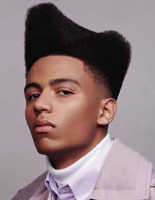 Pelo Top cabello hombre