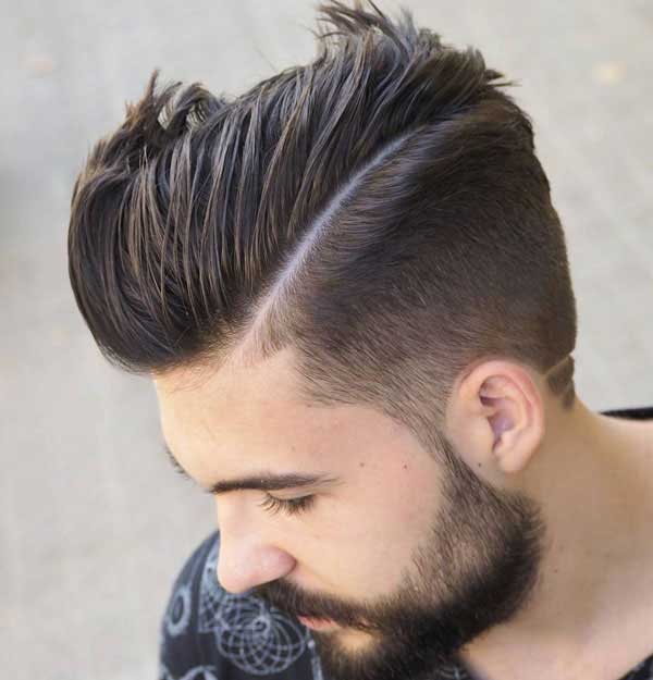 comb over de desvanecimiento cónico