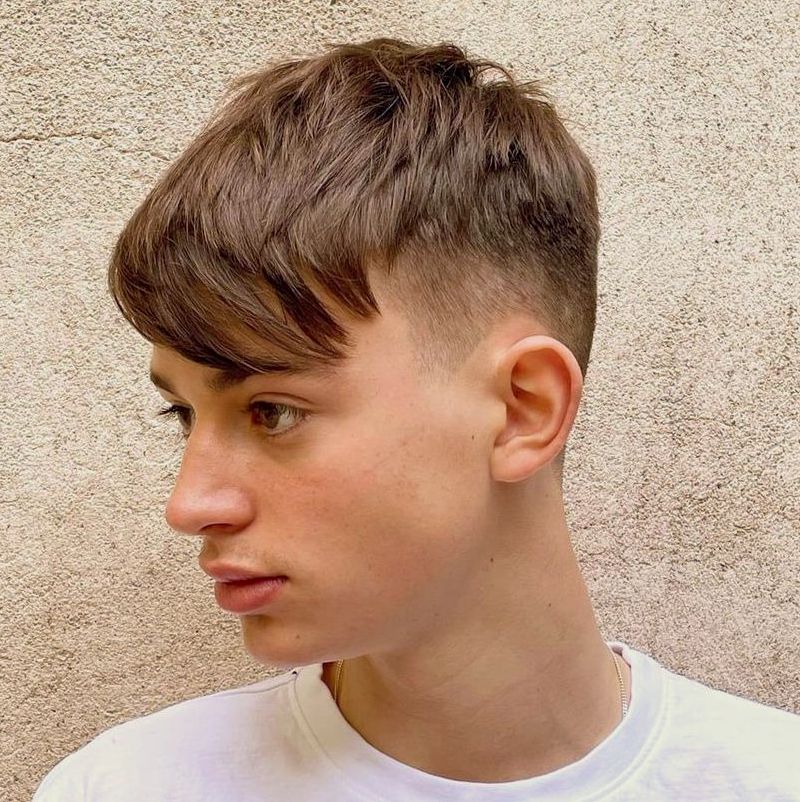 Cool haircuts for teen boys with taper fade