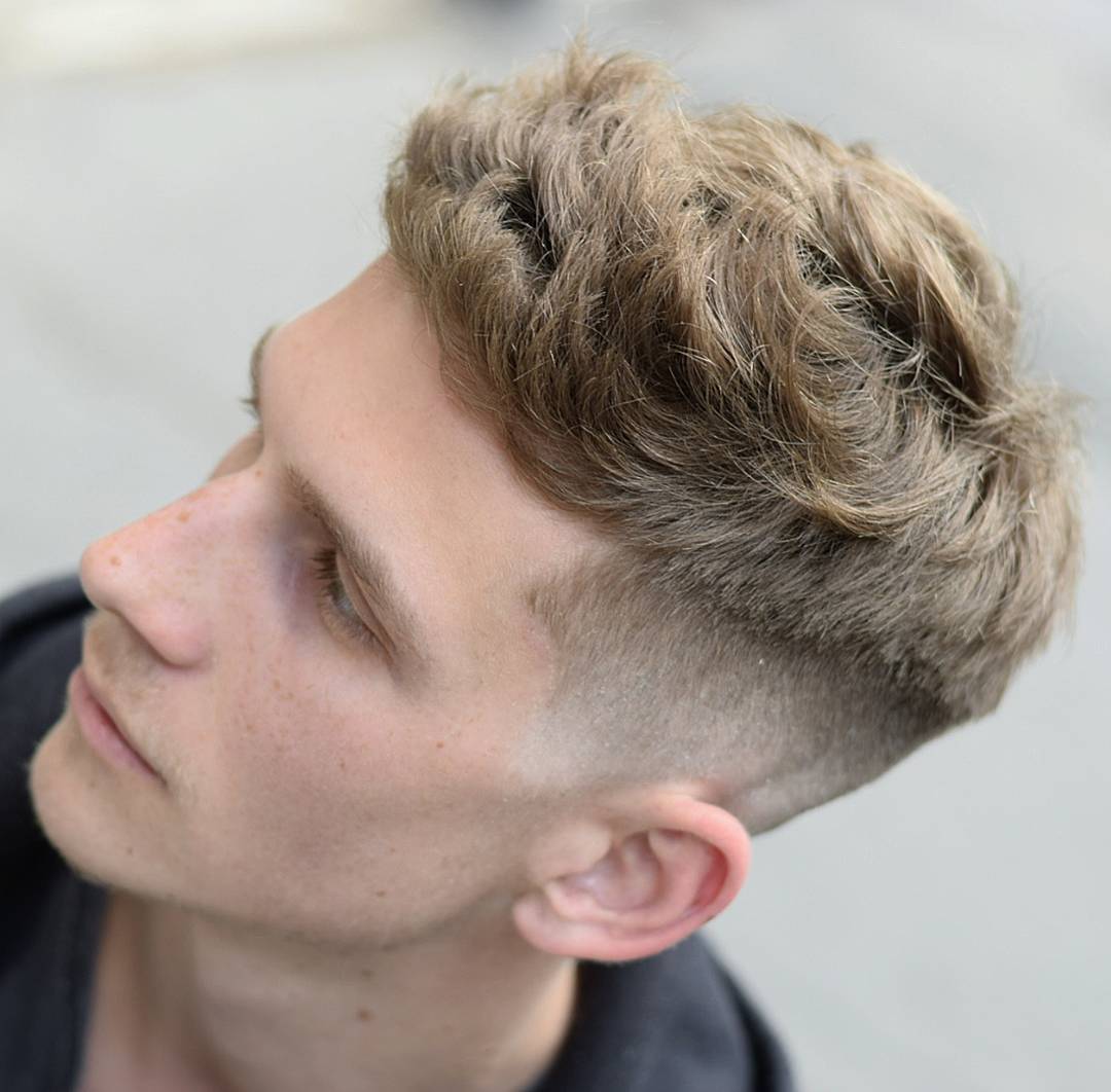 Medium length mens haircut for thick hair